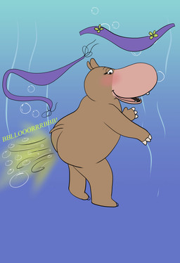 anthro belly big_butt bubble butt fart farting_underwater female floating hilda_hippo nude removed_clothing shaking_butt skinny_dipping slightly_chubby slightly_chubby_female solo underwater water young illustr8er91 the_busy_world_of_richard_scarry common_hippopotamus hippopotamid mammal absurd_res hi_res
