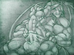 2012 abdominal_bulge balls big_balls big_penis clitoris cum cum_in_pussy cum_inside cuntboy dragon erection extreme_insertion eyes_closed horn huge_insertion huge_penetration intersex interspecies male modem_redpill monochrome muscles nipples nude orgasm penetration penis plain_background pose pussy reverse_cowgirl_position scalie sex size_difference spread_legs spreading vaginal vaginal_penetration vein xianos
Rating: Explicit
Score: 11
User: Zack
Date: January 21, 2012