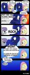 2014 blue_eyes comic dialog english_text equine erudier eyeshadow female fluttershy_(mlp) friendship_is_magic hair horn horse insane looking_at_viewer makeup mammal maud_pie_(mlp) my_little_pony pegasus pink_hair pony princess_luna_(mlp) purple_hair ribbons rock stone text winged_unicorn wings
Rating: Safe
Score: 4
User: 2DUK
Date: April 04, 2014