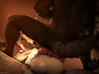 against_surface against_wall anal anal_penetration animal_genitalia animal_penis anthro anthro_on_anthro anthro_penetrated anthro_penetrating anthro_penetrating_anthro balls big_balls big_penis butt canine_genitalia canine_penis duo erection fangs feral fleshlight_position genitals horn imminent_knotting interspecies knot larger_male looking_pleasured male male/male male_on_bottom male_on_top male_penetrated male_penetrating male_penetrating_male nude on_bottom on_top outside penetration penile penile_penetration penis penis_in_ass rear_view semi-anthro sex size_difference smaller_male spread_legs spreading teeth averyhyena bethesda_game_studios fallout microsoft mythology skyrim the_elder_scrolls skyrim_werewolf canid canine canis deathclaw mammal monster mythological_canine mythological_creature scalie werecanid werecanine werecreature werewolf wolf 2017 3d_(artwork) 4:3 digital_media_(artwork) source_filmmaker_(artwork)