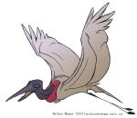 2015 ambiguous_gender avian avian_caruncle beady_eyes beak biped bird black_eyes dewlap_(anatomy) digital_drawing_(artwork) digital_media_(artwork) feathered_wings feathers feral flying full-length_portrait grey_beak grey_body grey_skin jabiru jamminbison long_beak long_legs long_neck midair multicolored_body multicolored_skin open_beak open_mouth open_smile pink_tongue portrait red_body red_skin simple_background smile solo spread_arms spread_wings stork tail tail_feathers text tongue toony two_tone_body two_tone_skin url wattle white_background white_body white_feathers white_tail white_wings winged_arms wings