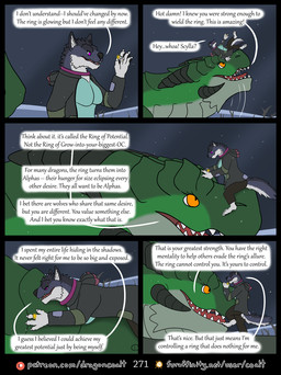 anthro barefoot black_horn bottomwear clothing confusion dialogue digit_ring duo extreme_size_difference eyelashes feet female feral finger_ring fluffy fluffy_tail foot_in_mouth fur furaffinity_logo gem green_body green_scales grey_body grey_fur hand_on_head happy horn hug jewelry larger_feral lifting_from_ground looking_at_own_hand night on_nose outside page_number pants patreon_logo purple_eyes ragged_clothing scales scarf size_difference sky smaller_anthro snow snowing speech_bubble tail text yellow_gem yellow_glow rimentus european_mythology furaffinity mythology patreon allie_(rimentus) scylla_(rimentus) canid canine canis dragon mammal mythological_creature mythological_scalie scalie western_dragon wolf comic english_text hi_res multiple_scenes url