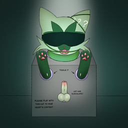 bdsm facial_markings feet feral foot_focus gag genitals head_markings humanoid_genitalia humanoid_penis male markings mask_(marking) nude pawpads paws penis sex_box sex_toy solo eypix nintendo pokemon felid floragato generation_9_pokemon mammal pokemon_(species) 1:1 hi_res