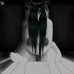 anthro antlers areola bedroom belly big_areola big_breasts big_nipples bone breasts dark_room deer_antlers duo female first_person_view hair hollow_eyes horn horror_(theme) larger_female long_hair looking_at_viewer monster_girl_(genre) navel nipples overweight overweight_anthro overweight_female paws simple_background size_difference skull skull_head straight_hair text translucent translucent_antlers translucent_horn wide_hips xikitsune gwen_(xikitsune) mikomi_(xikitsune) canid canine canis domestic_dog ghost mammal spirit weimaraner 1:1 2025 artist_name digital_drawing_(artwork) digital_media_(artwork) hi_res line_art shaded unfinished