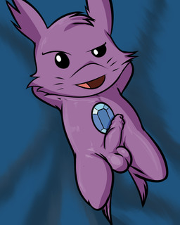 3_toes anthro arms_bent balls beady_eyes bed belly_gem bent_legs black_eyebrows black_eyes blue_blanket cheek_tuft closed_smile erection eyebrows facial_tuft feet fluffy_ears foreskin fur furniture gem genitals hair hands_behind_head humanoid_genitalia humanoid_penis light long_ears long_foreskin lying lying_on_bed male male_anthro markings mouth_closed noseless nude nude_anthro nude_male on_bed open_mouth open_smile penis pink_tongue purple_balls purple_body purple_fur purple_hair purple_penis sapphire_(gem) semi-anthro short_hair smile solo toes tongue tuft unretracted_foreskin whisker_markings illegaleel kappa_mikey guano_(kappa_mikey) mammal unknown_species 2022 4:5 absurd_res cel_shading colored digital_drawing_(artwork) digital_media_(artwork) english_description hi_res lighting shaded soft_shading spanish_description
