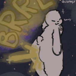 ambiguous_gender anthro bent_over big_butt blush butt cosmic_background earth_(planet) fart fart_cloud fart_fetish farting_on_object fluffy galaxy happy macro onomatopoeia overweight slightly_chubby solo sound_effects space star text white_body lspagf big_fat_stinky_unwashed_sweaty_bunny_(lspagf) animal_humanoid humanoid lagomorph lagomorph_humanoid leporid_humanoid mammal mammal_humanoid rabbit_humanoid 1:1 absurd_res hi_res