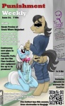 2013 absurd_res anthro anthrofied black_hair blue_body blue_eyes blue_fur bodily_fluids body_writing brown_body brown_fur clothing cover cum cum_in_mouth cum_inside cutie_mark degradation digital_media_(artwork) duo earth_pony english_text equid equine erection fall_of_equestria female filthy_rich_(mlp) friendship_is_magic fur genital_fluids genitals graffiti hair hasbro hi_res horse humiliation inside kneeling magazine_cover mammal marker my_little_pony open_mouth penis photo_finish_(mlp) pony purple_eyes smudge_proof text urine white_hair writing_on_butt