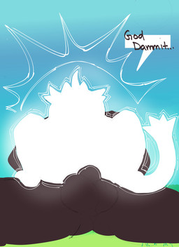 anal anal_penetration anthro balls big_balls big_butt biped black_body black_fur butt cowgirl_position day detailed_background dialogue duo erection evolution_through_sex from_front_position fur genitals grass interspecies lying lying_on_ground male male/male male_penetrated male_penetrating male_penetrating_male on_back on_bottom on_grass on_ground on_top outside penetration penile penile_penetration penis penis_in_ass plant pokephilia rear_view sex speech_bubble tail text thick_thighs sushiamazing nintendo pokemon sushi_(sushiamazing) domestic_cat felid feline felis generation_7_pokemon mammal pokemon_(species) torracat 2026 absurd_res digital_media_(artwork) english_text hi_res