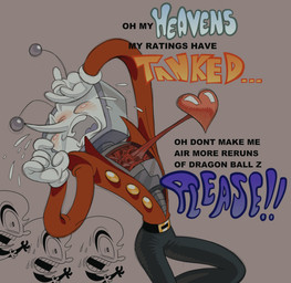 belt blush bodily_fluids bottomwear clothed clothing crying electronics eyeless for_a_head gloves handwear heart_symbol machine male not_furry open_mouth pants pointy_nose screen screen_face simple_background solo tears teeth television text toony topwear roachgore deltarune dragon_ball dragon_ball_z undertale_(series) tenna_(deltarune) darkner humanoid object_head robot screen_head tv_head digital_media_(artwork) english_text hi_res