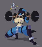 absurd_res anthro arms_tied bdsm big_breasts blindfold bodily_fluids bondage bound breasts breath breeding_slave chain chastity_belt chastity_device duo ears_down egg_vibrator female generation_4_pokemon generation_6_pokemon genital_fluids hi_res in_heat key klefki knee_pads lucario mask multicolored_body nameless_lucario nikkosha nintendo nipple_fetish nipple_play nipples orgasm_denial panting pink_nipples pivoted_ears pokemon pokemon_(species) scar sex_slave sex_toy small_waist spread_legs spreading story story_in_description submissive submissive_anthro submissive_female sweat tongue tongue_out training vaginal_fluids vibrator weights yonic_chastity_device