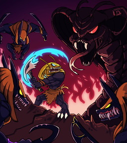 axe blue_fire bottomwear clothing colored_fire egyptian egyptian_clothing fangame fangs fire growling khopesh loincloth melee_weapon metroidvania minion_of_set set_beast sword teeth torn_clothing weapon tcrakman adult_swim cartoon_network egyptian_mythology middle_eastern_mythology mythology samurai_jack shadow_of_the_beast apep apophis bakari_(character) minions_of_set set_(deity) anubian_jackal canid canine canis cobra deity demon jackal mammal monster reptile scalie set_(species) snake hi_res