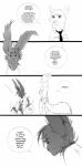 2016 absurd_res anthro black_and_white canid canine clothed clothing comic dialogue disney duo english_text fox hi_res inter_schminter lagomorph leporid male mammal max_midnight monochrome nick_wilde police police_uniform rabbit red_fox solo speech_bubble spintherella text true_fox uniform zootopia