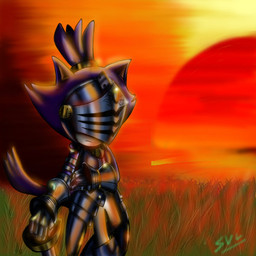 anthro armor clothing female fur gauntlets gloves hair handwear knight mask melee_weapon plate_armor ponytail purple_body purple_fur rapier solo sunset sword tail warrior weapon silvachito sega sonic_and_the_black_knight sonic_storybook_series sonic_the_hedgehog_(series) blaze_the_cat sir_percival_(sonic_and_the_black_knight) domestic_cat felid feline felis mammal 1:1