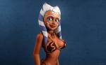 blue_eyes breasts cleavage clothed clothing costume female head_tails lekku_(anatomy) lips looking_at_viewer midriff navel not_furry orange_body orange_skin slave_leia_costume solo submissive submissive_female kondaspeter star_wars ahsoka_tano alien alien_humanoid humanoid togruta 16:10 3d_(artwork) digital_media_(artwork) hi_res widescreen