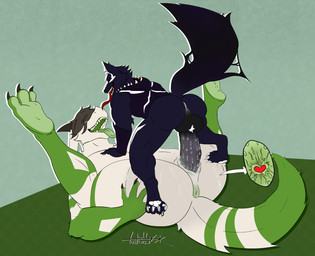 andromorph andromorph/male andromorph_anthro andromorph_impregnation andromorph_penetrated anthro anthro_on_anthro anthro_penetrated anthro_penetrating anthro_penetrating_anthro anus balls big_balls big_penis black_balls black_body black_claws black_fur black_penis bodily_fluids claws cum duo from_front_position fur genital_fluids genitals green_anus green_background green_body green_eyes green_markings green_mouth green_tongue heart_symbol horn humanoid_genitalia humanoid_penis impregnation intersex intersex/male intersex_anthro intersex_penetrated larger_andromorph larger_anthro larger_intersex larger_penetrated larger_sub looking_pleasured male male_anthro male_penetrating male_penetrating_andromorph male_penetrating_intersex markings mating_press nude nude_andromorph nude_anthro nude_male ovum ovum_with_heart pawpads paws penetration penile penile_penetration penis penis_in_vagina sex simple_background size_difference small_top_big_bottom smaller_anthro smaller_male sperm_cell submissive tongue tongue_out vaginal vaginal_penetration white_body white_claws white_ears white_eyes white_pawpads halley_karillion guardians_of_the_galaxy marvel marvel_rivals mythology benjamin_(character) rocket_raccoon venom_(marvel) venom_raccoon dragon furred_dragon furred_scalie mammal mythological_creature mythological_scalie procyonid raccoon scalie symbiote colored hi_res