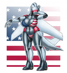 aircraft airplane american_flag american_flag_bikini anthro areola areola_slip back_wings bedroom_eyes big_breasts bikini bikini_bottom bikini_top bottomwear breasts clothed clothing cockpit curvy_figure eyelashes f-100 female fin flag_bikini flag_swimwear grey_body hand_on_own_head jet jet_engine machine metallic_body narrowed_eyes navel not_furry seductive simple_background skimpy solo swimwear tail tail_fin thick_thighs topwear two-piece_swimsuit united_states_of_america vehicle voluptuous wheel wheel_feet wide_hips wings ndragon3 aeromorph living_aircraft living_machine living_vehicle full-length_portrait hi_res portrait