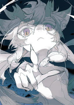 2_horns 5_fingers accessory anthro blue_background claws countershade_fur countershade_torso countershading dark_body dark_fur finger_claws fingers fur gesture hair hair_accessory hair_tie hand_gesture head_horn horn inner_ear_fluff light_body light_fur looking_at_viewer male mouth_closed nude_anthro nude_male one_fang overbite pointing pointing_at_viewer pupils purple_eyes reverse_countershading simple_background slit_pupils solo tail thin_eyebrows tied_hair tuft white_sclera chiayeeee mammal unknown_species 2024 absurd_res digital_drawing_(artwork) digital_media_(artwork) half-length_portrait hi_res portrait