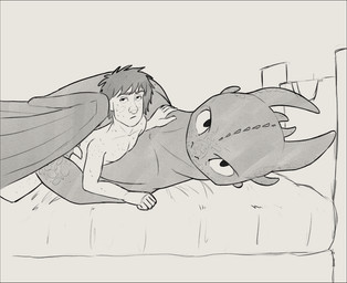 annoyed bestiality caught_in_the_act cuddling feral human_on_feral interspecies larger_male looking_at_viewer male male/male male_feral male_human male_on_feral male_on_human romantic size_difference sleeping sleeping_together smaller_male conditional_dnp ekayas dreamworks european_mythology how_to_train_your_dragon mythology hiccup_horrendous_haddock_iii toothless dragon fury_(httyd) human mammal mythological_creature mythological_scalie night_fury scalie western_dragon
