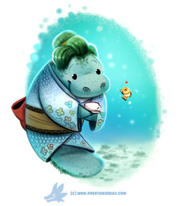 ambiguous_gender asian_clothing beady_eyes beverage black_eyes clothing container cup duo east_asian_clothing feral flower green_hair hair heart_symbol humor japanese_clothing kimono plant pun scales simple_background size_difference smile tea tea_cup underwater visual_pun water white_background yellow_body yellow_scales piper_thibodeau aquatic clownfish fish mammal manatee pomacentrid sirenian 2016 digital_media_(artwork) digital_painting_(artwork) painting_(artwork)