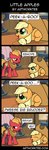 absurd_res applejack_(mlp) big_macintosh_(mlp) brother_(lore) brother_and_sister_(lore) clothing comic cowboy_hat equid equine female feral freckles friendship_is_magic hasbro hat headgear headwear hi_res male mammal my_little_pony plow_yoke sibling_(lore) sister_(lore) text theairevolution url