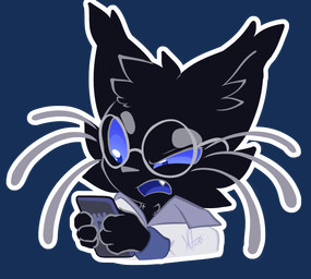 anthro blue_eyes clothed clothing coat confusion eyewear lab_coat male modded_minecraft reading solo topwear mutsomuno monifactory meowni domestic_cat felid feline felis mammal alpha_channel digital_media_(artwork) hi_res