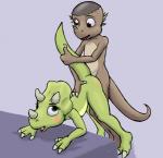 all_fours bent_over blush butt cub dinosaur doggystyle female from_behind male pachycephalosaurus penetration plain_background scalie sex shota standing straight te triceratops vaginal vaginal_penetration young
Rating: Explicit
Score: 3
User: Thunderous
Date: April 02, 2014