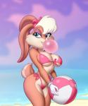 2014 ball beach big_breasts bikini blonde_hair blue_eyes bow breasts bubble bubble_gum cleavage clothed clothing drew_gardner female floppy_ears hair hi_res lagomorph lola_bunny mammal outside pink_nose rabbit seaside short_hair solo space_jam standing swimsuit thighs under_boob warner_brothers water
Rating: Safe
Score: 16
User: Fur_in_the_dark
Date: January 29, 2014