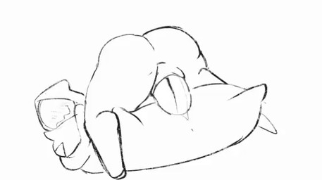 anthro anthro_on_anthro anthro_penetrated anthro_penetrating anthro_penetrating_anthro anus duo facial_markings female female_penetrated from_front_position genitals head_markings hood lying male male/female male_penetrating male_penetrating_female markings nude on_back penetration penile penile_penetration penis penis_in_vagina reverse_missionary_position sex simple_background thick_thighs vaginal vaginal_penetration white_background defunctumbra felid feline mammal 2024 2d_animation animated sketch