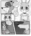 2017 anthro canid canine comic dialogue disney english_text female fox fur gideon_grey hi_res judy_hopps lagomorph leporid male mammal nacchan96 nick_wilde rabbit red_fox text true_fox zootopia