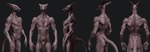 a-pose abs anthro arms_by_side bulge detailed_bulge genital_outline grey_background male muscular pecs penis_outline simple_background solo standing boobart unknown_species 3d_(artwork) absurd_res digital_media_(artwork) hi_res unavailable_at_source zbrush_(artwork)