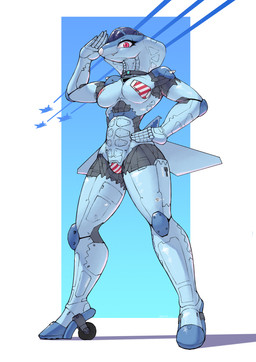 aircraft aircraft_wings airplane airplane_wings anthro back_wings blue_body breasts butt_wings cockpit female front_view jet machine metal_wings metallic_body not_furry nude nude_anthro nude_female red_eyes simple_background smile solo unusual_wing_placement vehicle wheel wings sat_v12 f-2 lockheed_martin mitsubishi mitsubishi_f-2 rika_(rikayamoto) aeromorph living_aircraft living_machine living_vehicle robot digital_drawing_(artwork) digital_media_(artwork) hi_res
