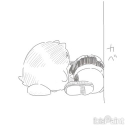 :3 against_surface against_wall ambiguous_gender biped bipedal_feral bow_tie butt butt_in_face butt_smother clothing duo featureless_crotch feral fool's_hat footwear fur hat headgear headwear lying multicolored_body multicolored_fur on_side scut_tail semi-anthro shoes short_tail smothering tail text two_tone_body two_tone_fur whiskers torirex31500 ibispaint_(copyright) kirby_(series) kirby_air_riders nintendo marx_(kirby) rick_(kirby) cricetid hamster mammal rodent waddling_head 1:1 2026 animated digital_drawing_(artwork) digital_media_(artwork) frame_by_frame ibispaint_(artwork) japanese_description japanese_text short_playtime sketch translation_request watermark male_(lore)