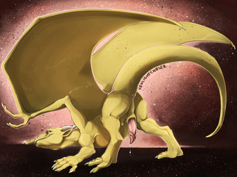animal_genitalia anus ass_up blue_eyes bodily_fluids butt claws digitigrade erection feral finger_claws fur genital_fluids genitals horn male membrane_(anatomy) membranous_wings penis perineum pink_anus pink_penis precum presenting presenting_anus presenting_hindquarters quadruped raised_tail sheath snout solo tail toe_claws white_claws white_horn wings yellow_body yellow_fur venlightchaser mythology dragon furred_dragon furred_scalie mythological_creature mythological_scalie scalie