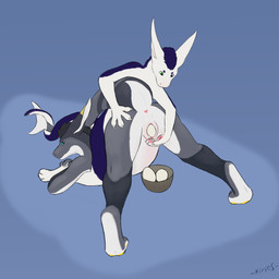 anthro duo egg female femboy genitals male male/female oviposition penetration vaginal_oviposition vulva kiraderg_(artist) mythology aquatic dragon fish mythological_creature mythological_scalie scalie shark 1:1 hi_res male_(lore)