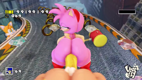 ambiguous_penetration anthro anthro_penetrated big_breasts big_penis bouncing_breasts breasts bubble_butt butt butt_slap chaos_emerald crossed_arms emerald_(gem) fast_sex female female_penetrated first_person_view freckles fucked_silly game_ui gameplay_mechanics gem genitals group huge_penis humanoid_genitalia humanoid_penis life_counter looking_pleasured male male/female male_penetrating male_penetrating_female moan muscular muscular_male music penetration penile penile_penetration penis piko_piko_hammer ring_(sonic) rough_sex sex slap spanking standing standing_sex tail timer tongue tongue_out trio voyeur whooofly 3rd_boss_(va) sega sonic_adventure sonic_the_hedgehog_(series) amy_rose miles_prower sonic_the_hedgehog super_sonic canid canine eulipotyphlan european_hedgehog fox hedgehog mammal red_fox true_fox 3d_(artwork) 3d_animation animated digital_media_(artwork) huge_filesize long_playtime video
