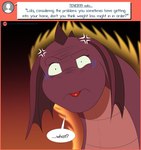 2019 angry anthro cross-popping_vein dialogue dragon english_text european_mythology female headshot_portrait hi_res lipstick lola_(rthc) looking_at_viewer makeup mythological_creature mythological_scalie mythology patreon portrait questions_and_answers robthehoopedchipmunk scales scalie solo speech_bubble talking_to_viewer text username western_dragon wide_eyed