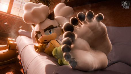 5_toes annoyed anthro barefoot bell bell_collar blue_eyes clothed clothing collar dipstick_toes feet female foot_fetish foot_focus fur furniture hand_on_cheek humanoid_feet looking_at_viewer lying musk on_side on_sofa plantigrade smelly smelly_feet smelly_shoes sofa soles solo spread_toes steamy_feet toeless_(marking) toes white_body white_fur milkmeister3d idw_publishing sega sonic_the_hedgehog_(comics) sonic_the_hedgehog_(idw) sonic_the_hedgehog_(series) lanolin_the_sheep_(sonic) bovid caprine mammal sheep 16:9 4k absurd_res hi_res widescreen