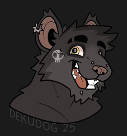 anthro black_background black_body black_eyebrows black_fur black_hair bridge_piercing brown_gums brown_inner_ear brown_nose buckteeth chin_piercing ear_piercing ear_ring ear_tuft eyebrows facial_piercing fur gums hair happy male male_anthro nose_piercing number open_mouth open_smile piercing red_tongue ring_piercing sharp_teeth short_hair simple_background smile solo teeth text thick_eyebrows tongue tuft yellow_eyes dekudog transformice rat_(dekudog) mammal murid murine rat rodent 2025 artist_name bust_portrait colored digital_drawing_(artwork) digital_media_(artwork) english_description english_text portrait shaded