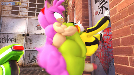 abdominal_bulge against_surface against_wall alley anthro biceps big_butt bottomless bottomless_gynomorph bottomless_intersex butt clothed clothing covering covering_mouth duo erection genitals gloves gynomorph gynomorph/gynomorph gynomorph_penetrated gynomorph_penetrating gynomorph_penetrating_gynomorph gynomorph_penetrating_intersex hair_down handwear huge_butt humanoid_genitalia humanoid_penis intersex intersex/intersex intersex_penetrated intersex_penetrating intersex_penetrating_gynomorph intersex_penetrating_intersex moan motorcycle muscular muscular_gynomorph muscular_intersex muscular_thighs penetration penis rough_sex sex size_difference thick_thighs vehicle white_clothing white_gloves white_handwear countersfm gemini_starsign_(va) lecheryamoreva_(va) opennsfwsp_(sfx) idw_publishing sega sonic_the_hedgehog_(comics) sonic_the_hedgehog_(idw) sonic_the_hedgehog_(series) amy_rose surge_the_tenrec afrosoricid eulipotyphlan hedgehog mammal tenrec 16:9 3d_(artwork) 3d_animation animated digital_media_(artwork) hi_res short_playtime sound video widescreen