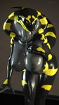 anthro black_body black_eyes black_scales blue_pupils breasts colored_nails female forked_tongue looking_at_viewer nails non-mammal_breasts nude pupils scales solo tongue tongue_out yellow_body yellow_nails yellow_scales atomicsopp_sfm petruz_(copyright) aspen_(kasdaq) cobra_(petruz) cobra reptile scalie snake 3d_(artwork) absurd_res digital_media_(artwork) hi_res source_filmmaker_(artwork)