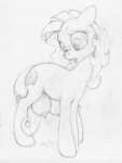 2012 big_teats bodily_fluids crotch_breasts cutie_mark earth_pony ecmajor equid equine fan_character female feral freckles greyscale hasbro horse lactating mammal milk milky_way_(flash_equestria) monochrome my_little_pony nipples pony quadruped simple_background sketch solo tail teats traditional_media_(artwork)