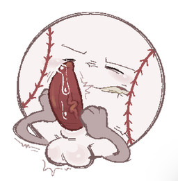autofootjob ball balls baseball_(ball) bodily_fluids brown_penis feet foot_fetish foot_play genital_fluids genitals male masturbation not_furry penis precum solo vein veiny_penis clockstops3am conditional_dnp inanimate_insanity object_shows baseball_(ii) animate_inanimate dire_animate_inanimate living_ball hi_res