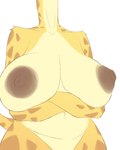 anthro areola arms_crossed_under_breasts big_areola big_breasts breasts crossed_arms curvy_figure faceless_character faceless_female female female_anthro huge_breasts long_neck navel nipples nude slightly_chubby solo torso_shot voluptuous wide_hips damndimmi giraffe giraffid mammal 4:5 digital_media_(artwork) hi_res