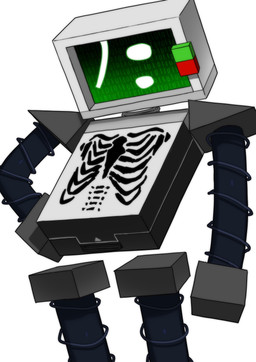 electronics for_a_head machine male neutral_expression not_furry on_model screen screen_face simple_background solo solo_focus standing television 8q_lab die_of_death roblox badware_(die_of_death) object_head robot screen_head tv_head absurd_res hi_res