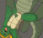 anal anal_penetration anthro anthro_on_anthro blush bodily_fluids cum duo erection genital_fluids genitals male male/male male_penetrated male_penetrating male_penetrating_male nude penetration penis sex undeml teenage_mutant_ninja_turtles leatherhead michelangelo_(tmnt) alligator alligatorid crocodilian reptile scalie turtle