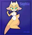 absurd_res anthro bovid caprine female goat green_eyes grossdice hi_res mammal short_stack solo sophia_(grossdice) thick_thighs wide_hips