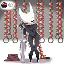 anal anal_beads anal_beads_in_ass anal_beads_out anal_fluids anal_fluids_on_sex_toy anal_penetration anthro beads biped blush blushing_profusely bodily_fluids butt butt_from_the_front cloak clothing featureless_feet feet female heart_eyes heart_symbol horn hornet's_needle leaning_on_weapon looking_pleasured nude nude_female object_in_ass penetration prayer_beads pushing_toy_out rosary segmented_body sex_toy sex_toy_in_ass sex_toy_insertion solo sweat sweatdrop sweating_profusely trembling_for_pleasure wide_hips zlixon hollow_knight:_silksong hollow_knight_(franchise) team_cherry hornet_(hollow_knight) arthropod 1:1 2025 hi_res