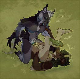 andromorph andromorph/andromorph andromorph_anthro anthro anthro_on_anthro big_clitoris brown_body brown_fur clitoris duo exaggerated_mastectomy_scar facial_piercing from_front_position fur genitals green_background grey_body grey_fur horn intersex intersex/intersex intersex_anthro lying mastectomy_scar missionary_position nipples nose_piercing nose_ring nude_andromorph nude_anthro on_back pawpads paws piercing profanity ring_piercing scar sex simple_background tail tail_grab tribadism vaginal vulva interkos american_opossum canid canine cougar felid feline fox hybrid mammal marsupial red_fox silver_fox true_fox virginia_opossum hi_res trans_(lore) trans_man_(lore)