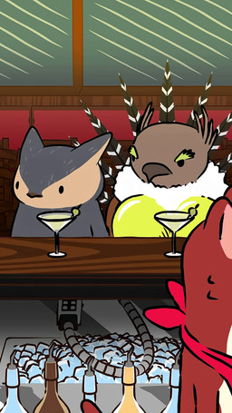 alcohol alcohol_bottle bar beady_eyes beak bedroom_eyes belly bench beverage big_breasts black_beak black_eyes breast_expansion breast_shrinking breasts broken_glass brown_beak brown_body brown_feathers chair clothed clothing cocktail cocktail_garnish cocktail_glass container cowboy_hat crossdressing cup deflating deflation dewlap_(anatomy) dot_eyes drinking_glass duo embarrassed embarrassed_male expansion eye_contact eyebrows fart feathered_tail feathers fist flirting fluffy fluffy_chest food fruit fur furniture furrowed_brow gesture glass glass_container glass_cup green_body green_feathers green_tail green_tail_feathers grey_body grey_feathers group gular_sac hand_gesture hat headgear headwear holding_glass holding_object hose humor ice ice_well inflation kerchief kerchief_only keyboard_instrument lipstick looking_at_another makeup male martini mostly_nude musical_instrument narrowed_eyes neckerchief neckerchief_only neckwear nozzle o_o oh_crap olive_(fruit) one_eye_closed piano plant pointing pointing_at_another public raised_glass red_body red_fur red_kerchief red_neckerchief seducing_viewer seductive semi-anthro shot_glass simple_eyes slamming soda_gun solo spill spilled_drink spilled_liquid spirits striped_feathers striped_tail_feathers tail tail_feathers tan_body tan_feathers text thick_eyebrows toothpick trio what white_belly white_body white_fur why window wine_glass wink winking_at_another yelling yellow_breasts natural_habitok natural_habitat_shorts greg_(natural_habitok) jason_(natural_habitok) ron_(natural_habitok) avian bird chicken galliform gallus_(genus) greater_sage-grouse grouse horned_owl mammal mustelid musteline owl phasianid sage-grouse true_musteline true_owl weasel 2025 2d_animation 9:16 animated english_audio english_description english_text hi_res short_playtime sound subtitled voice_acted webm