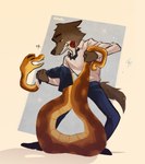 anthro dancing duo feral flower fur male male/male plant romantic rose_(flower) scales simple_background bodty dreamworks the_bad_guys mr._snake_(the_bad_guys) mr._wolf_(the_bad_guys) canid canine canis mammal reptile scalie snake wolf